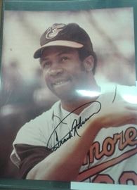 Frank Robinson Signed Photo with certificate of authenticity 