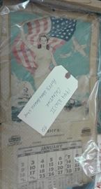 1944 WWII Calendar Hoff's Shoe and Horse Shop 