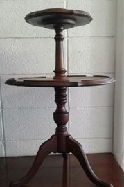 2 - Tiered Pedestal Table 