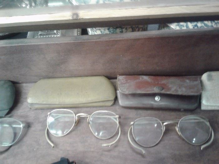 Old Gold Eye Glasses 