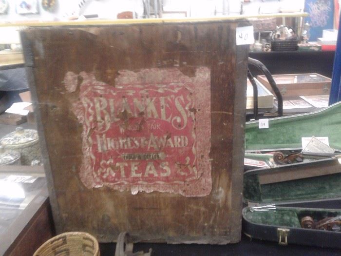 Antique Blanke's Teas Box 