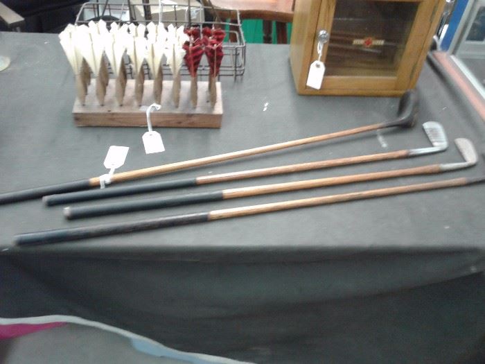 Old Hickory Shafted Golf Clubs 
