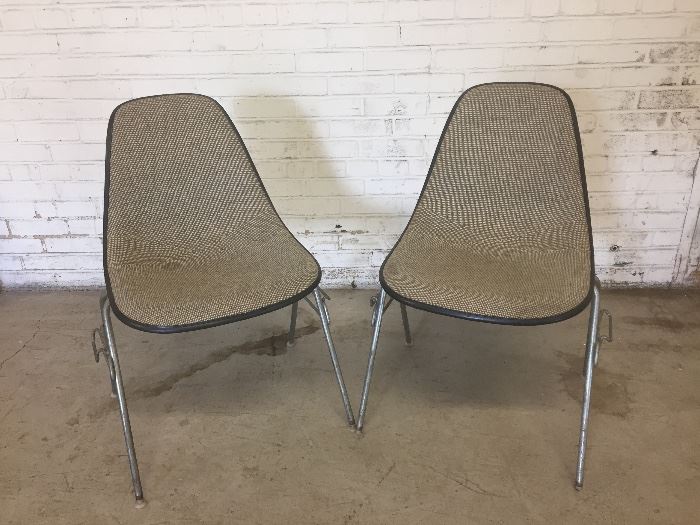 Pair Herman Miller Eames chairs