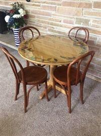 Hand painted bistro set