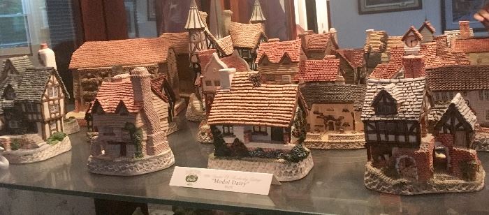 Large Collection of British Limited Edition Cottages by  David Winter