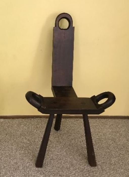 Primitive birthing chair