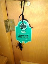 Original tag on Buffet w/Hutch