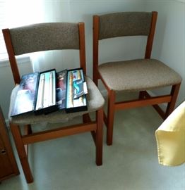 2 of 4 Mid-Century Chairs (need a little love)