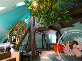 Interior fun room. More Photos are posted on our website @ https://aether.estate/scott-jones-estate-sale