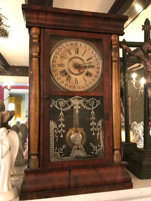 Mantle clock by Davis Clock Co , Columbus Mississippi 