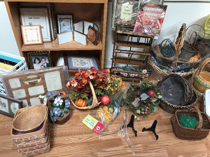 Picture frames, crafts, baskets and even small pots for planting.