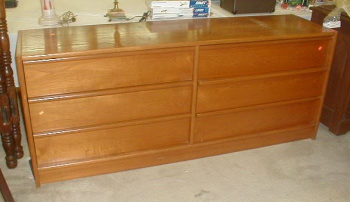 six drawer low chest $65.00
