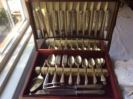 Royal Rose by Century Sterling Silver Flatware - 52 pieces