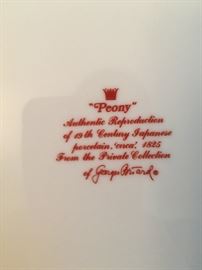 • 'Peony' China by Goerges Briard.. great for entertaining and TONS of pieces!