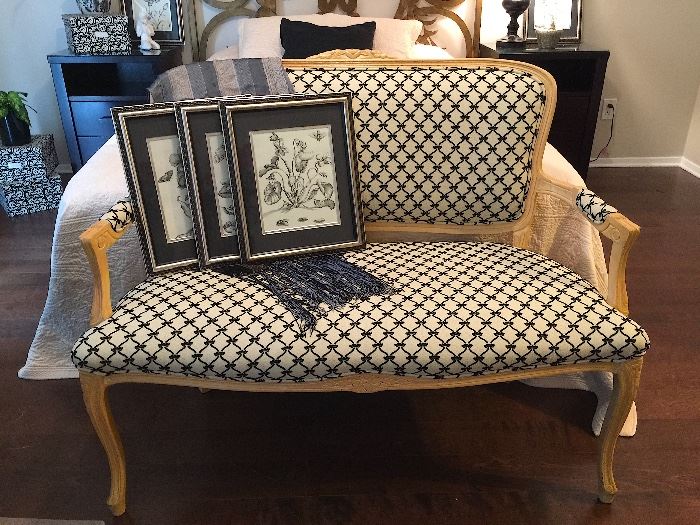 Custom French Settee.