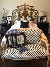 Custom French Settee.