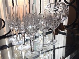 Lenox Stemware.