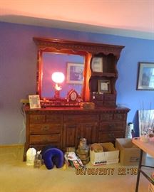 Large dresser with mirror