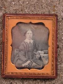 Framed antique photographs