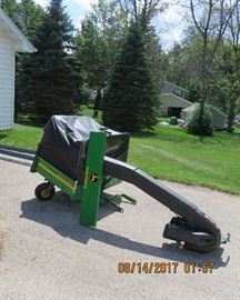 John Deere sweeper attachment