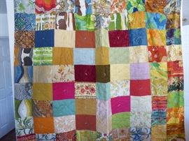 Vintage patchwork bedspread