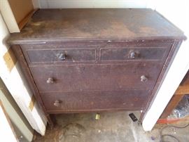 Metal dresser - yes it's metal!