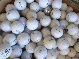 Big box filled with golf balls!!