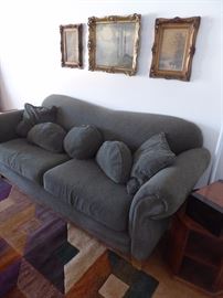 Sofa and matching loveseat