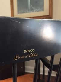 Limited addition Red Sox Chair by Hitchcock company