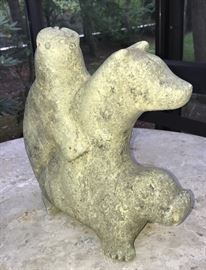 Inuit soapstone carvings