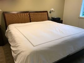 Crate and Barrel King Bed - bed only