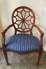 Spider back armchair