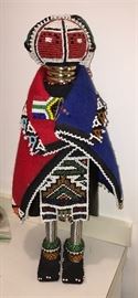 Ndebele tribe beaded doll