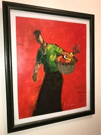 Original Art, Spatula Oil on Canvas