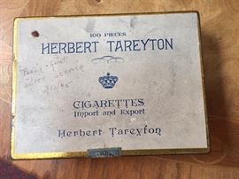 Vintage Herbert Tareyton Cigarette box
