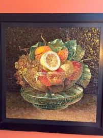 Wall Mosaic 
23"23"
Purchased in Rome in the 1960s
