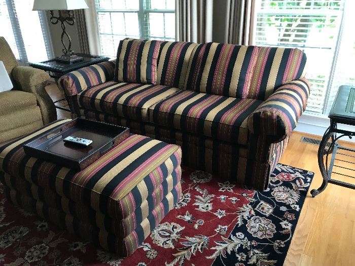Sofa and matching ottoman by La-Z-Boy