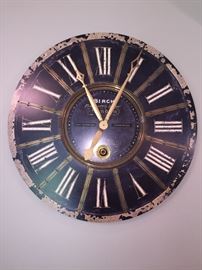 Large timeworks clock 31"