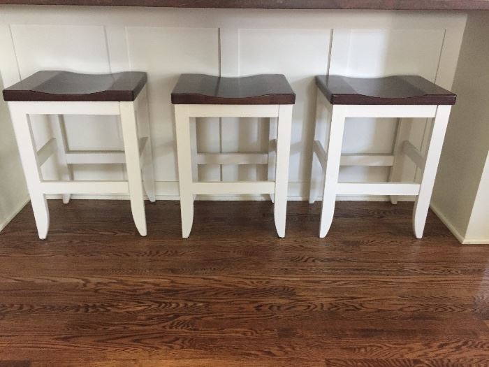 3 counter height stools