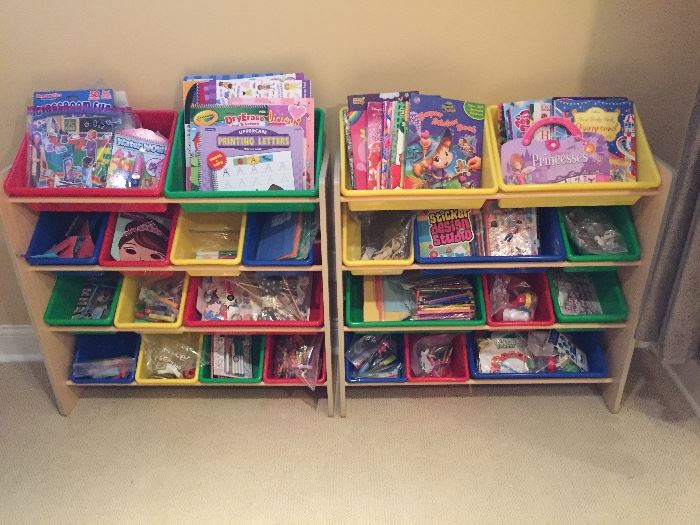 Large amount of kids books, craft items