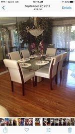 Dining set with 6 chairs 