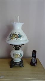 HAND PAINTED GONE WITH THE WIND CONTEMPORARY ELECTRIC LAMP