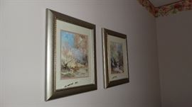 FLORIDA ARTIST V BEVILLE PAINTINGS.