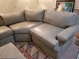 leather sofa