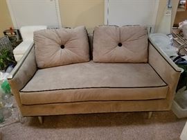 Ultra suede sofa