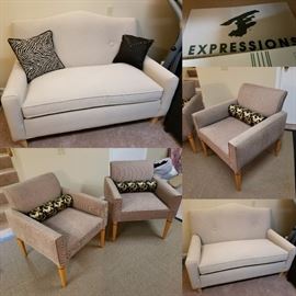 Sofa and chairs