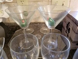 Martini glasses
