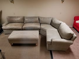 leather sectional