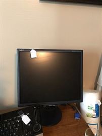 One of two monitors