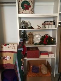 Christmas decor - including two quilts